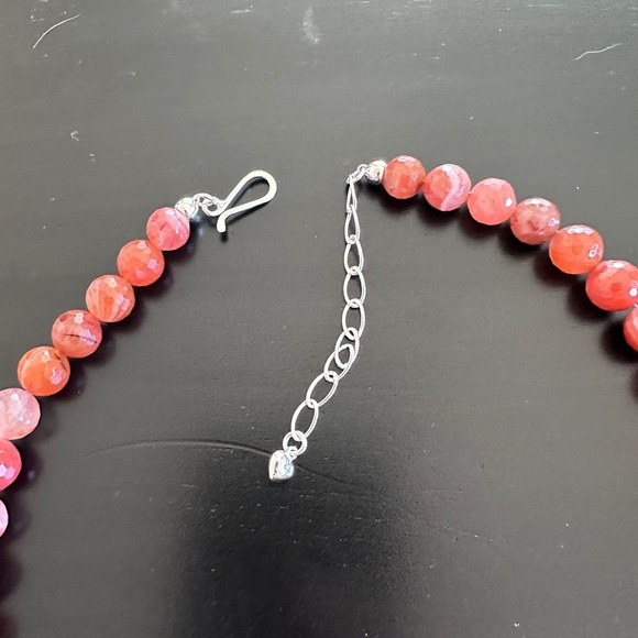 Hessonite faucet bead necklace by Mine Finds Jay King - Picture 9 of 11